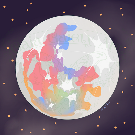 Colorful Crater- Small Art Print