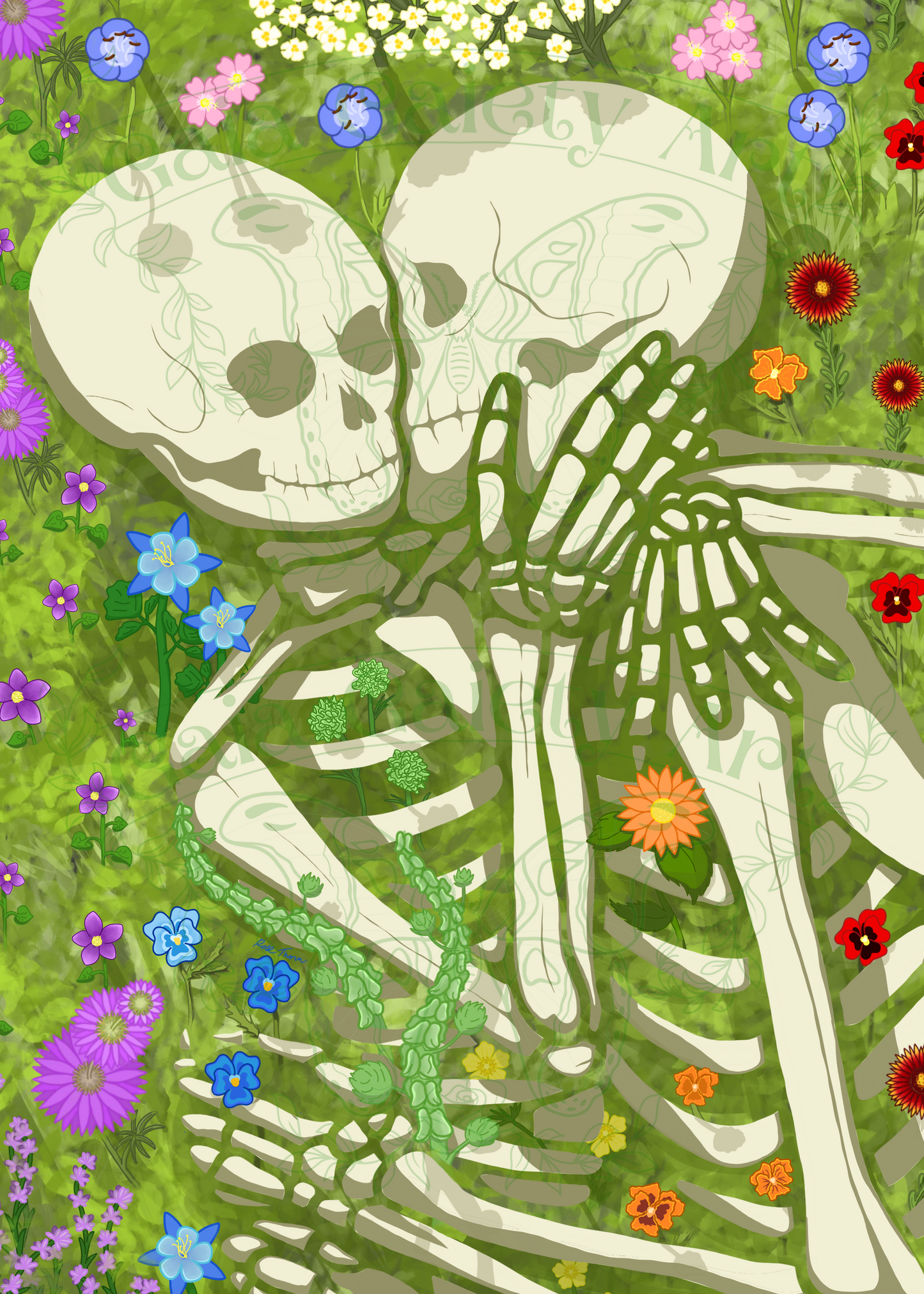 I'd go through it again- Art Print Small