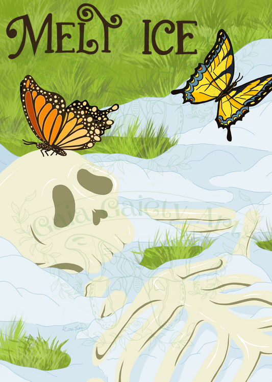 Warming the bones- Small Art Print